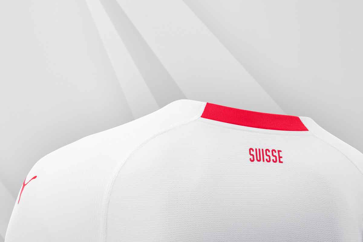 Camiseta de salida de la Copa del mundo 2018 para Suiza