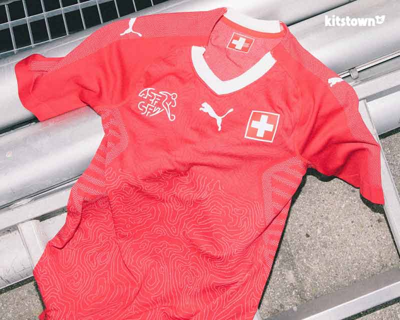 Camisa de casa de Suiza para la temporada 2018