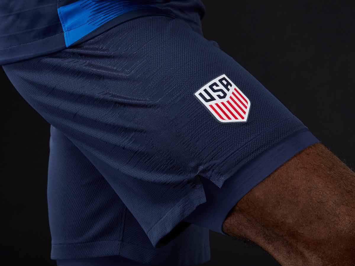 Camisetas de casa y de campo para el equipo nacional de los Estados Unidos en la temporada 2018