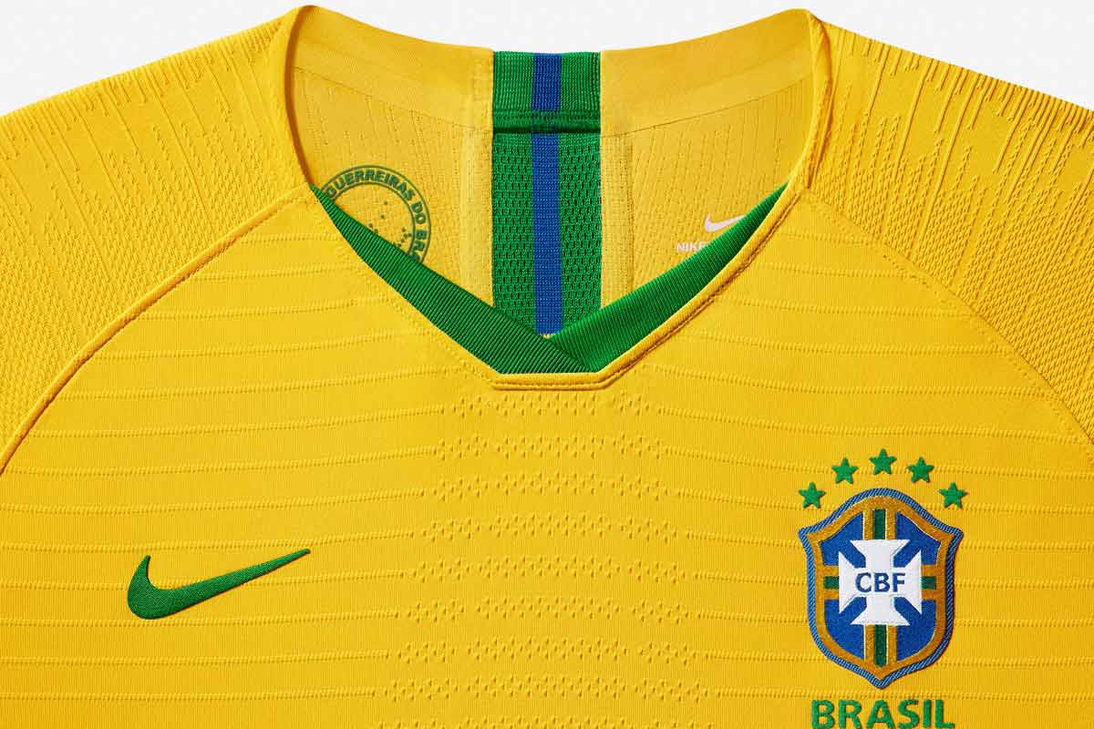 Camiseta de la selección nacional de fútbol femenino de Brasil para la Copa del mundo 2019