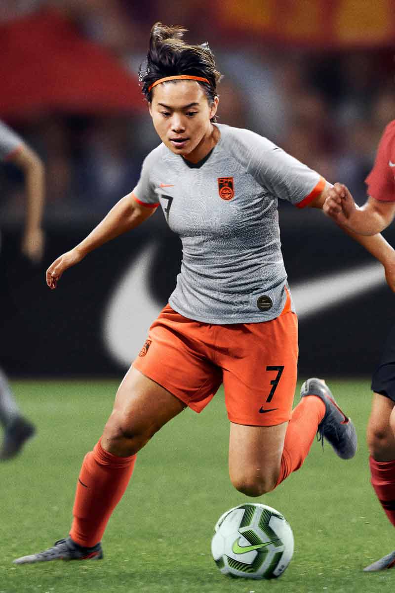 China Women 's football team 2019 World Cup Home and Abroad Jersey