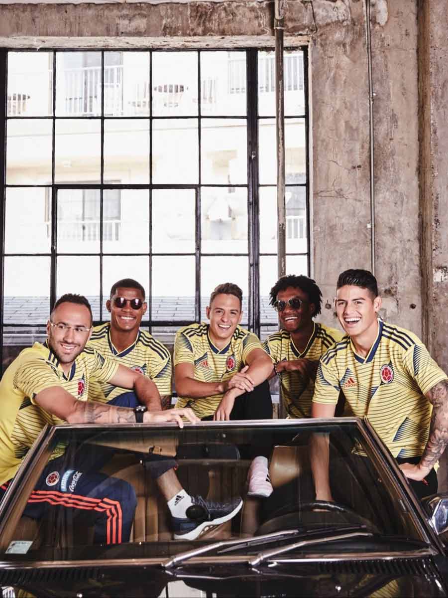 Camisa de casa de la selección nacional de Colombia para la temporada 2019