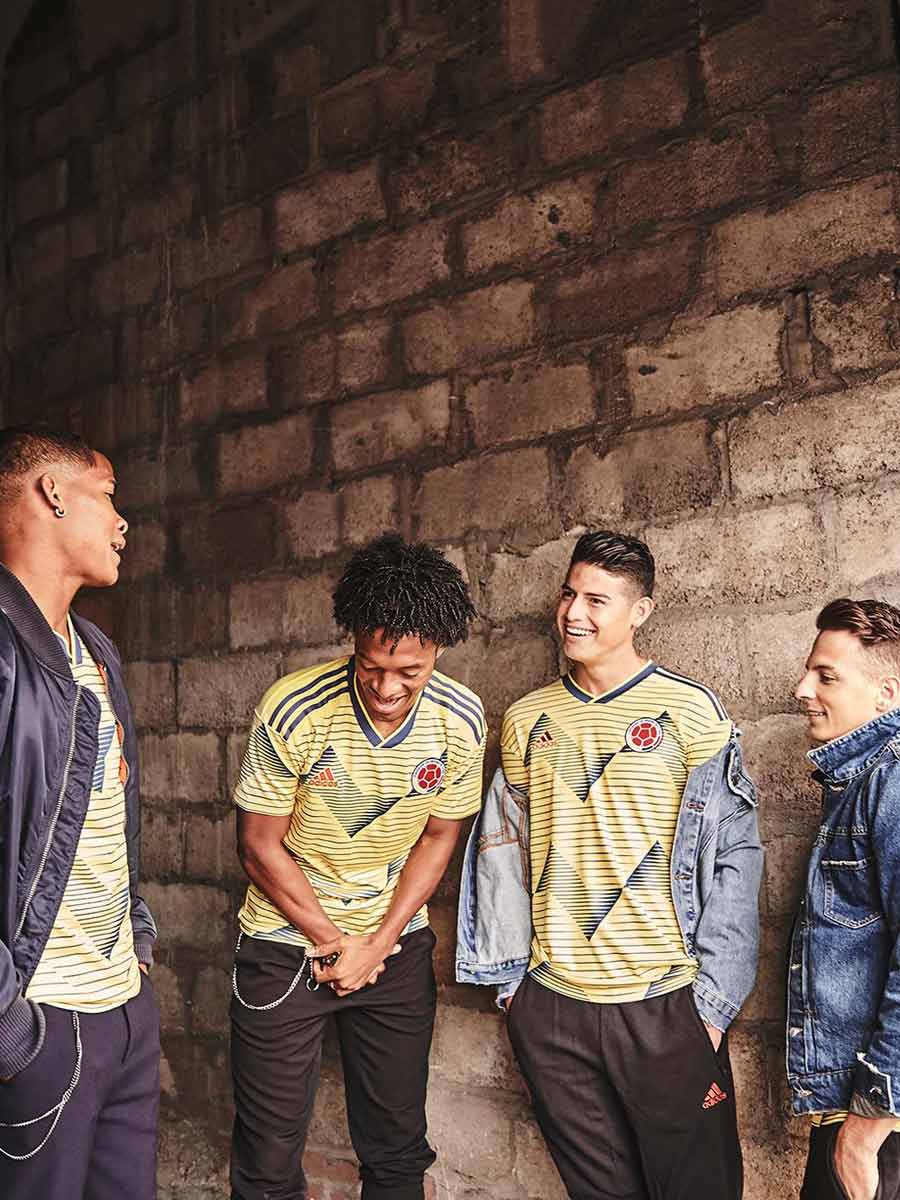 Camisa de casa de la selección nacional de Colombia para la temporada 2019
