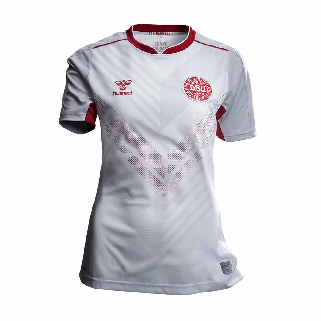 Camiseta de la selección nacional de fútbol femenino de Dinamarca para la Copa del mundo 2019