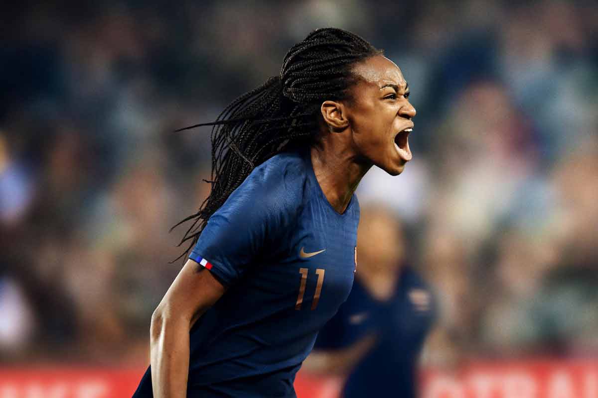 Camiseta de la selección nacional de fútbol femenino de Francia para la Copa del mundo 2019