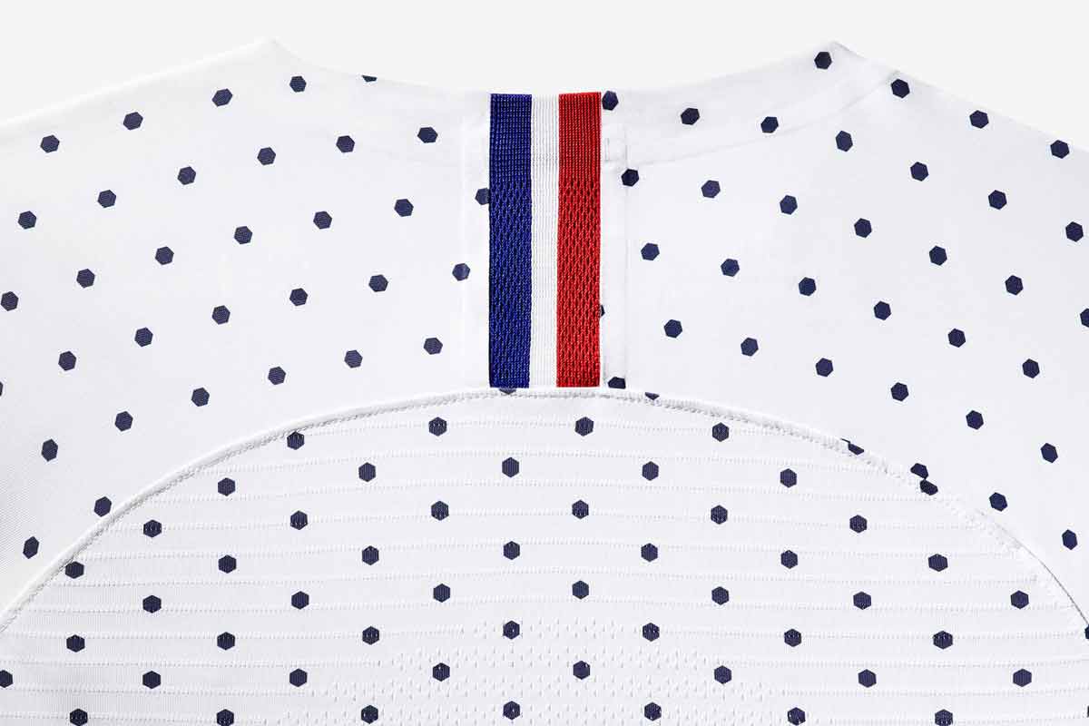Camiseta de la selección nacional de fútbol femenino de Francia para la Copa del mundo 2019