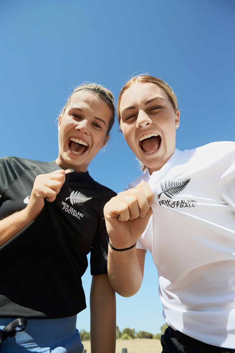 Camisetas de la selección nacional de fútbol femenino de Nueva Zelanda para la Copa del mundo 2019