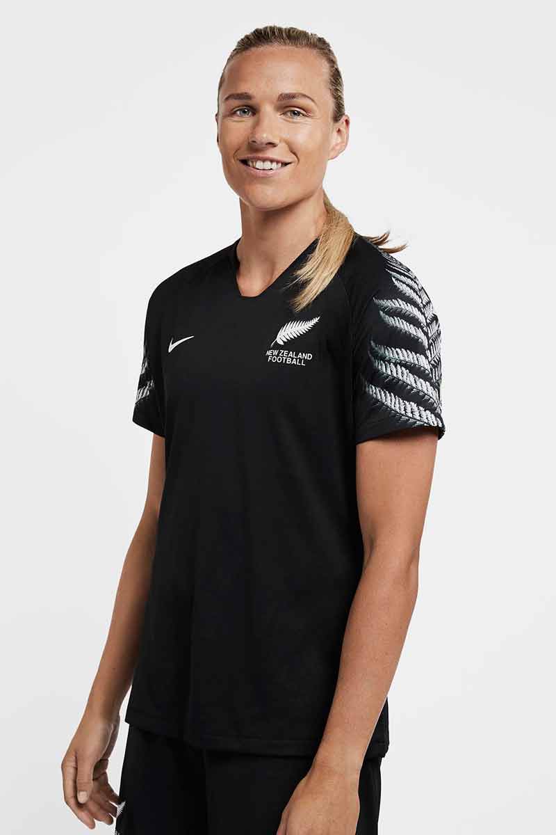 Camisetas de la selección nacional de fútbol femenino de Nueva Zelanda para la Copa del mundo 2019
