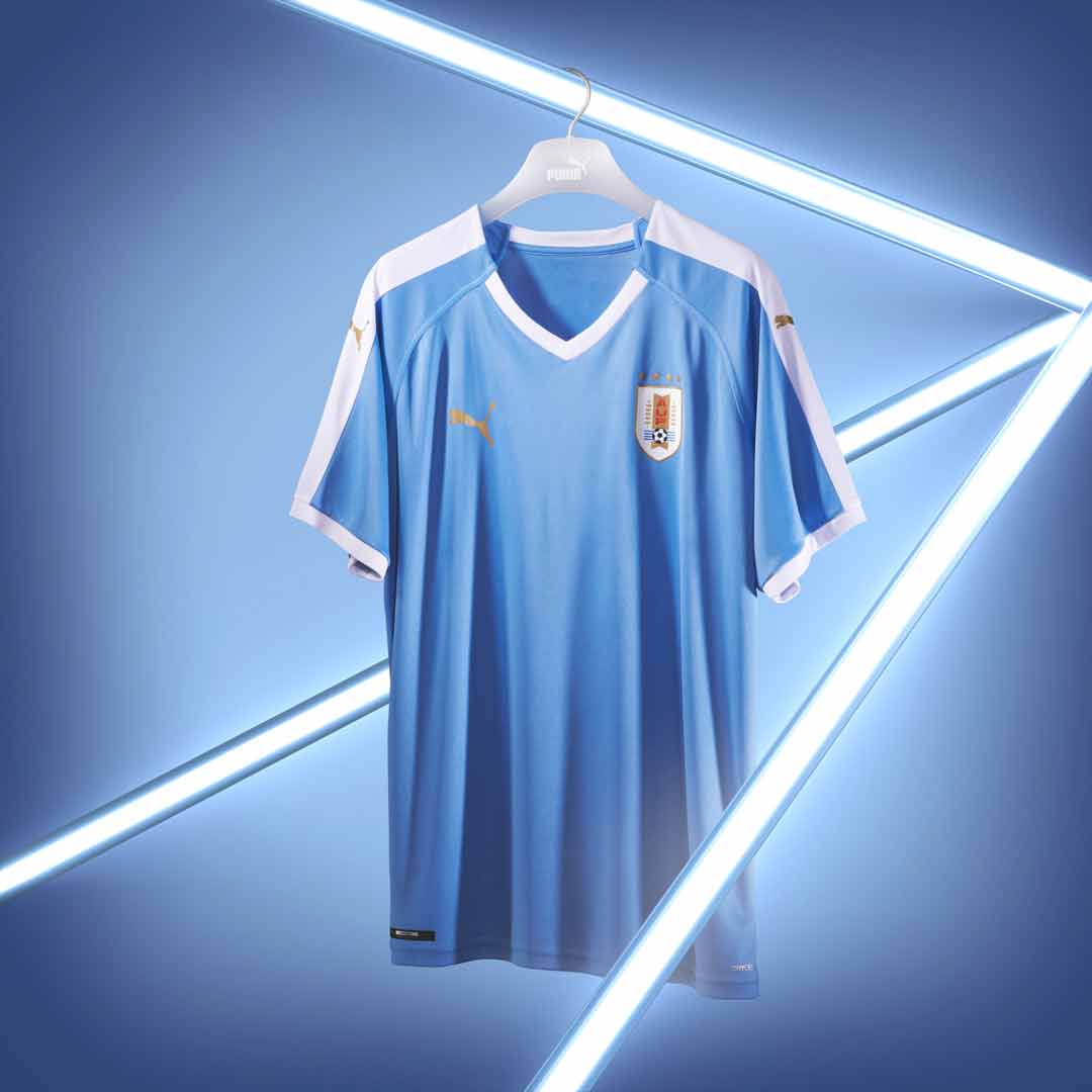 Camisetas de la selección uruguaya para la temporada 2019