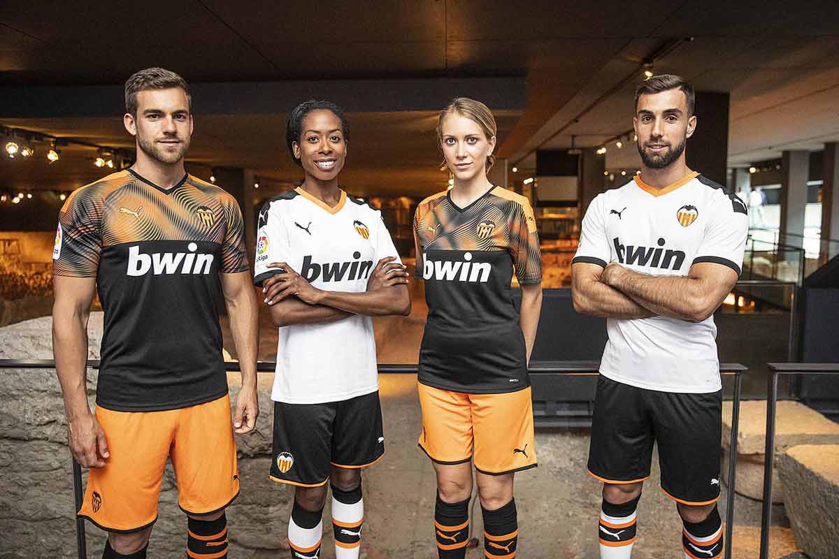 Camisetas de Valencia para la temporada 2019 - 20