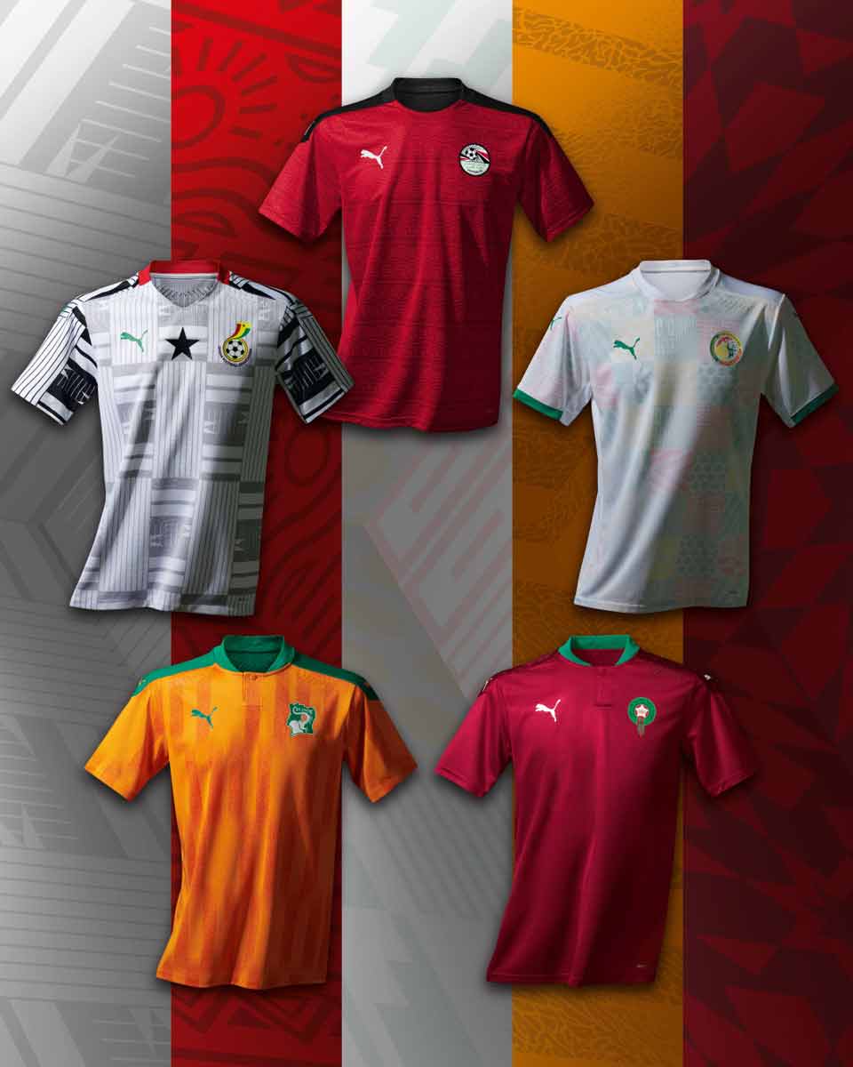 Camisetas de casa y de salida de Egipto para la temporada 2020 - 21