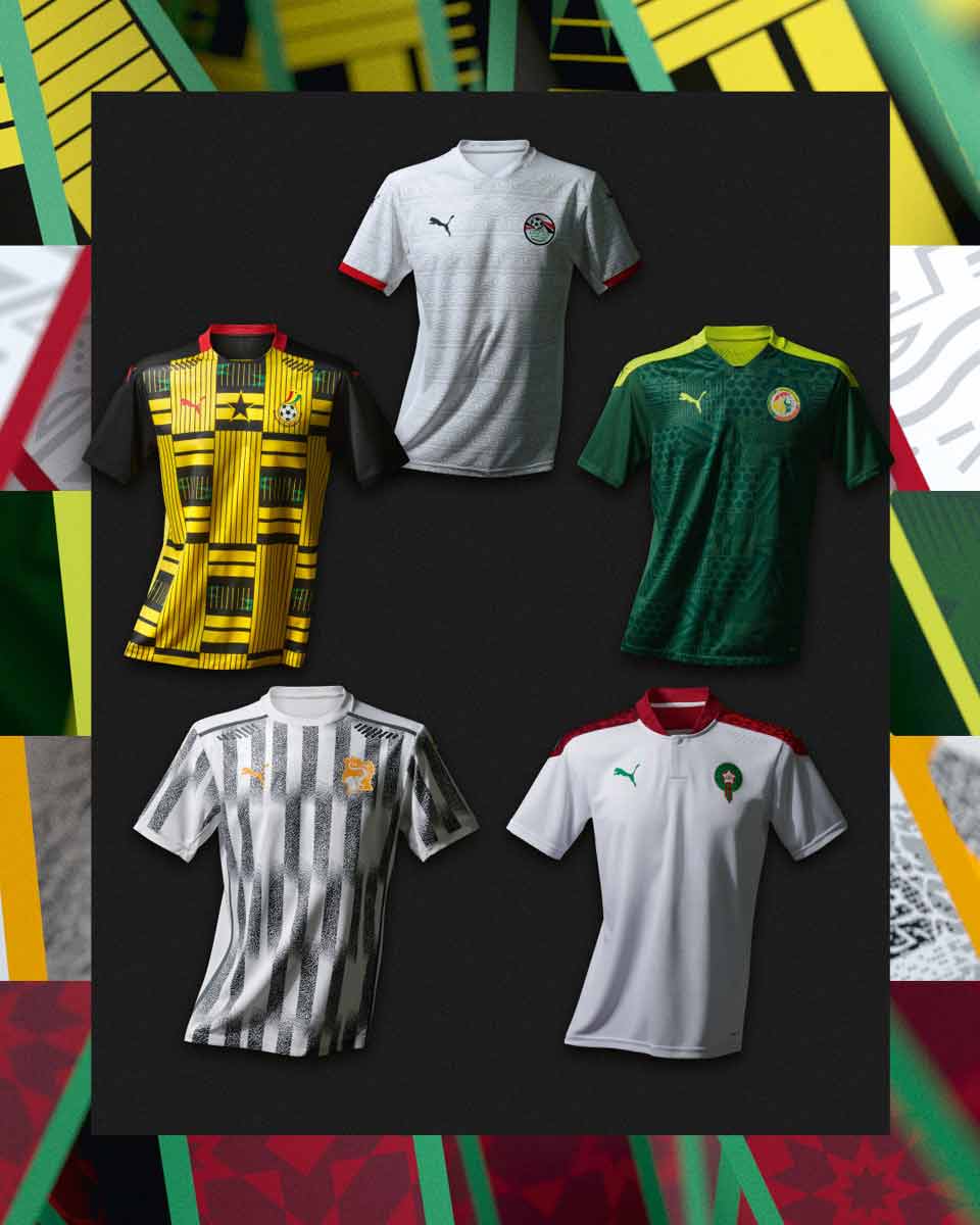 Camisetas de casa y de salida de la selección nacional marroquí para la temporada 2020 - 21