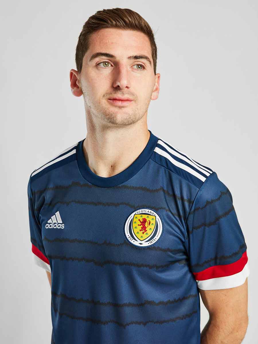 Camisa de casa de la copa Europa 2020 de Escocia