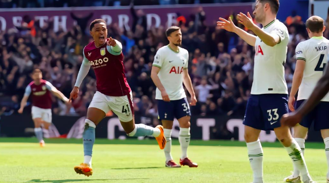 Premier League - Kane dispara a Son Heung - min y pierde el enorme Tottenham 1 - 2 Villa