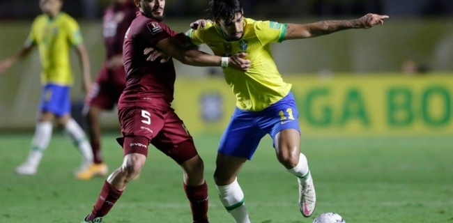Clasificación mundial: Brasil invirtió 3 - 1 a Venezuela para calificar 9 victorias consecutivas
