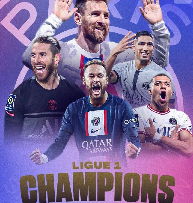 ¡¡ el final de la temporada de la Ligue 1! La historia del equipo parisino 11 Corona mbappé Bota de oro Messi ayuda al rey